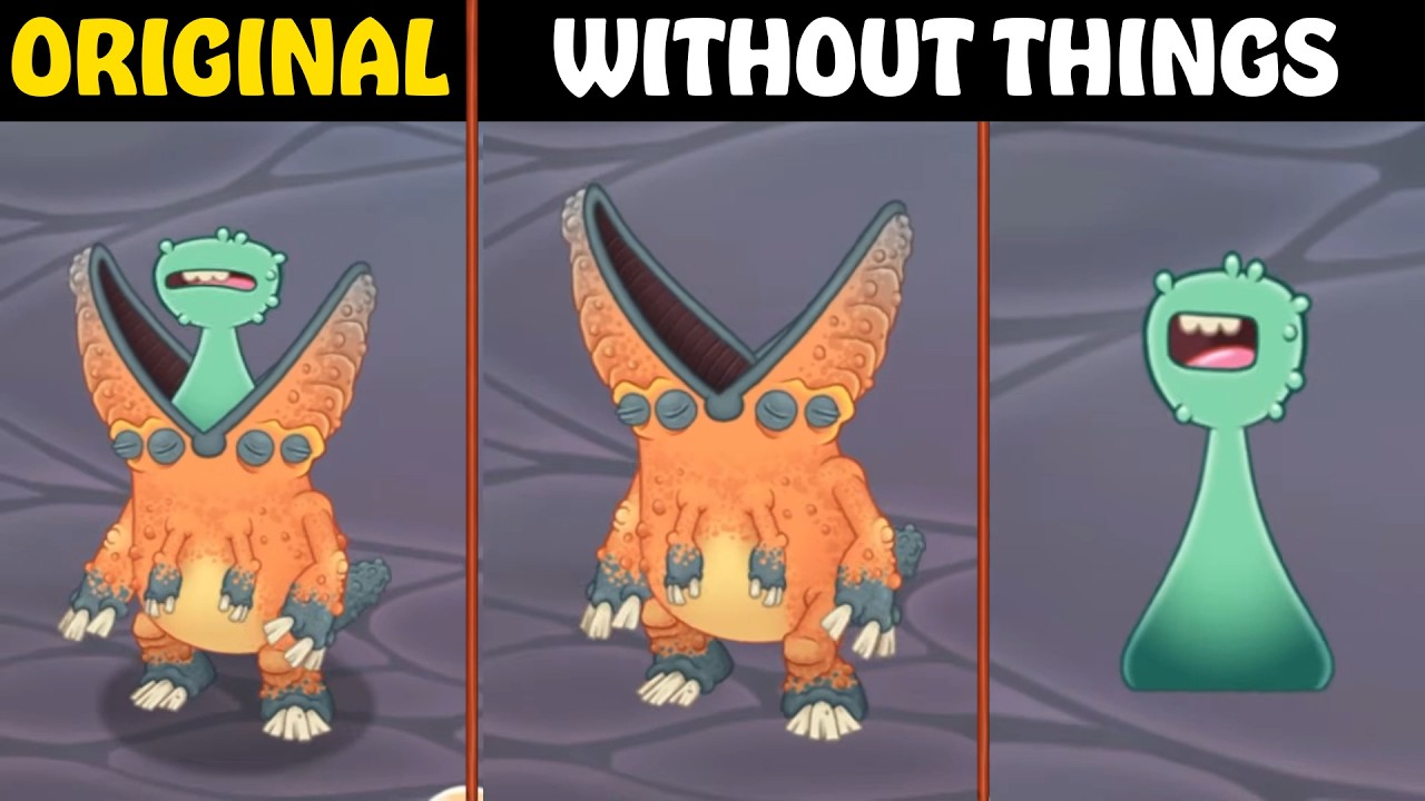 ALL Monsters without Things - Ethereal Workshop | My Singing Monsters