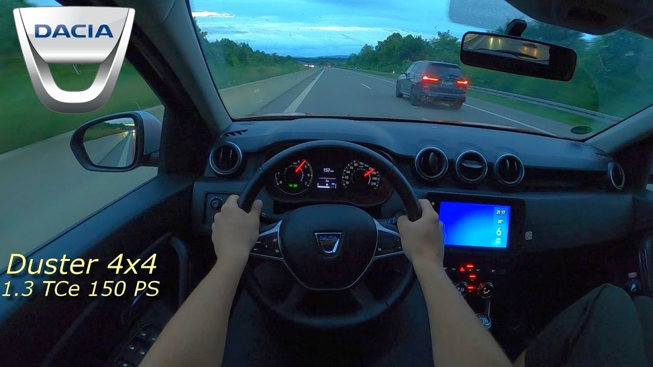 2022 DACIA DUSTER 4X4 1.3 TCE 150 PS TOPSPEED NIGHT POV DRIVE SOUTH BLACK FOREST (60 FPS)