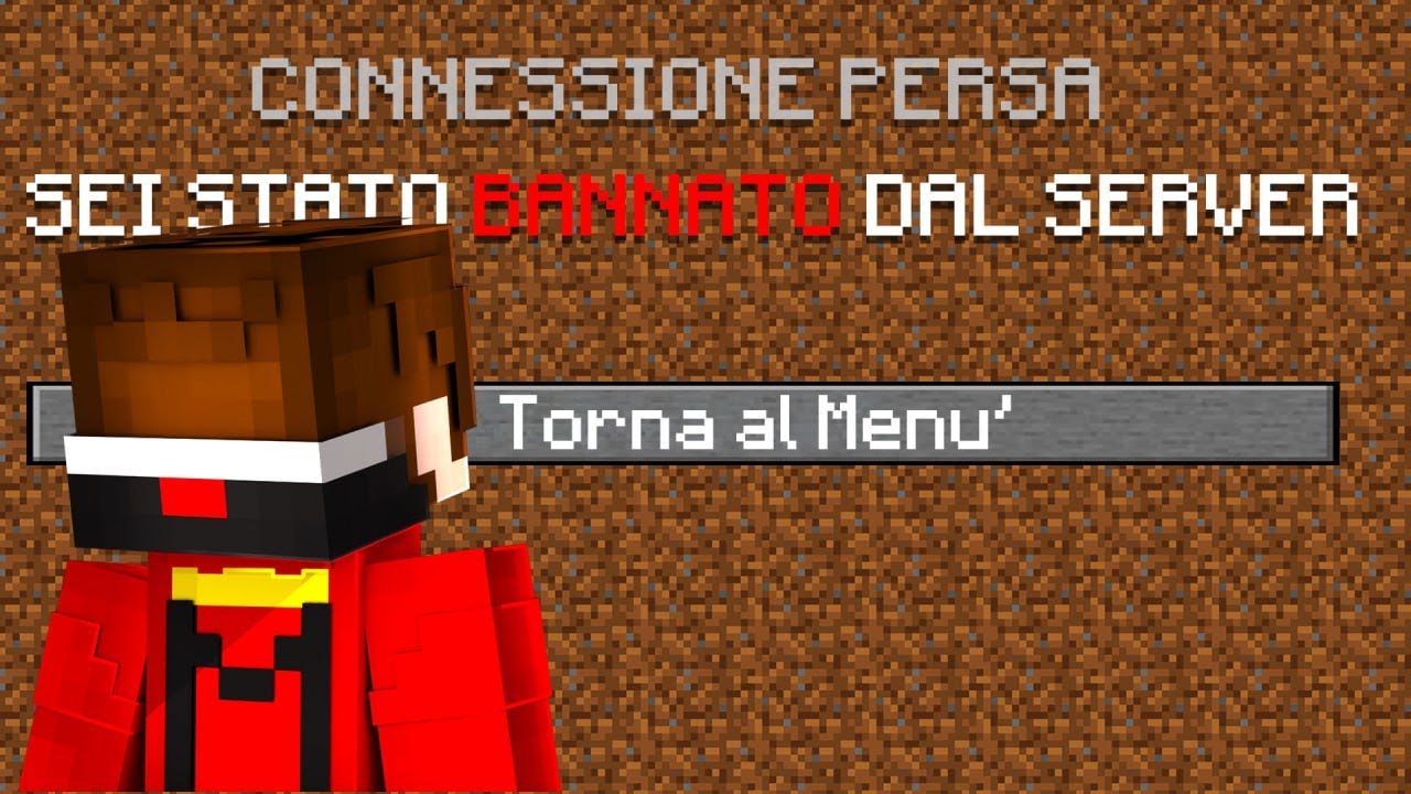 MI HANNO BANNATO PER TRUFFA DAL MIO STESSO SERVER MINECRAFT...