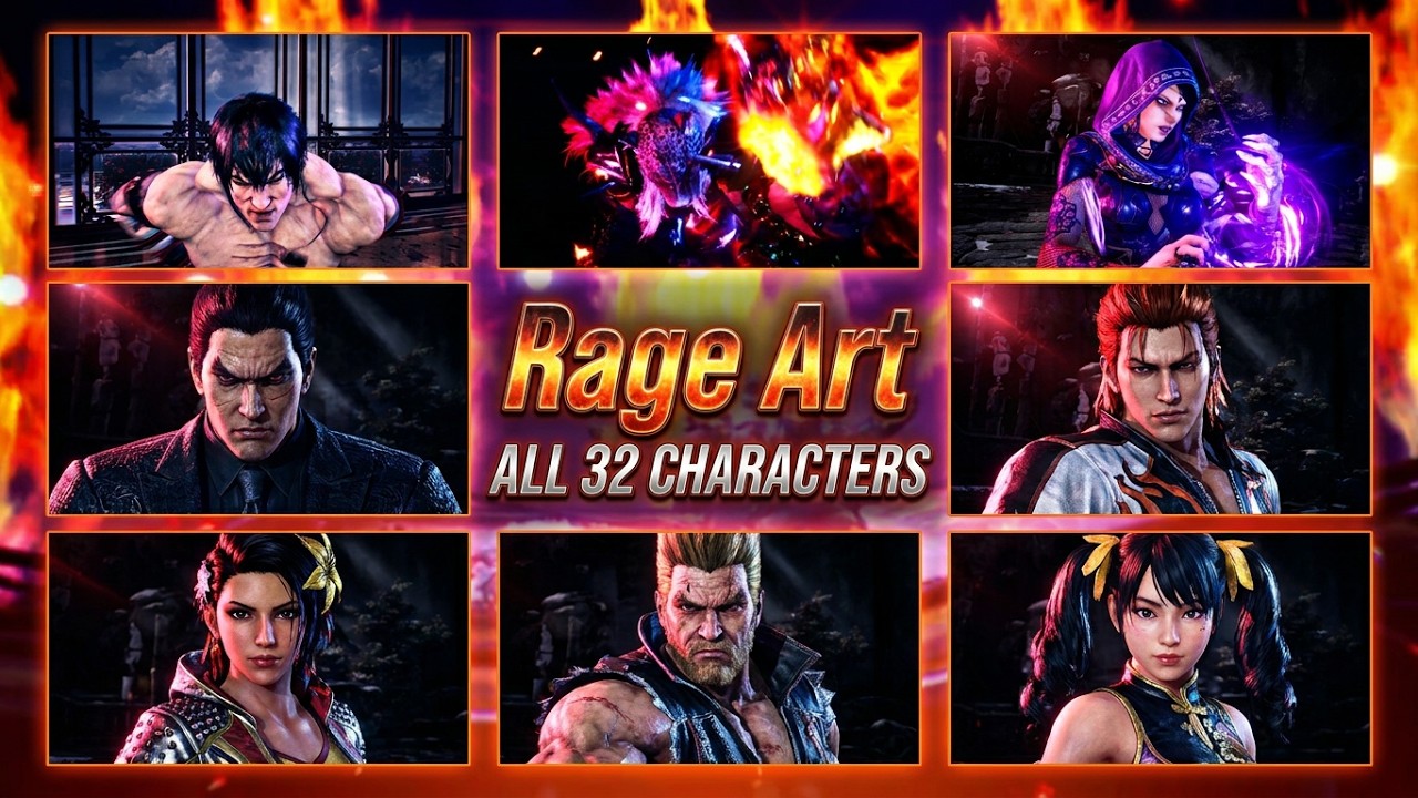 Rage Art Tekken 8 All Characters 2026