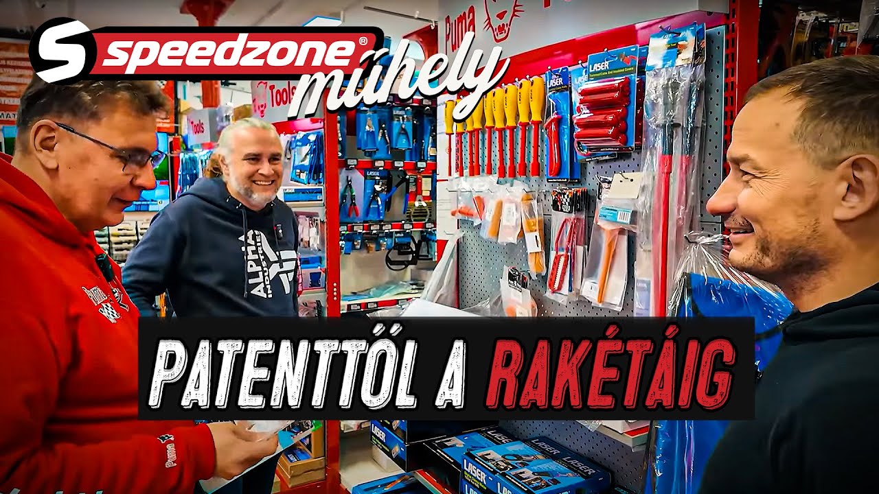 Speedzone műhely: Patenttől a rakétáig