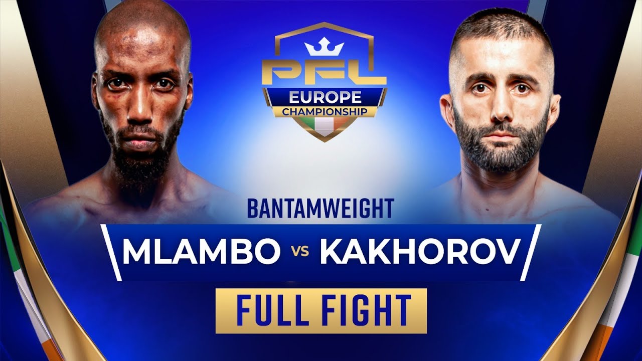 Frans Mlambo vs. Khurshed Kakhorov | PFL Europe Bantamweight Championship [FULL FIGHT]