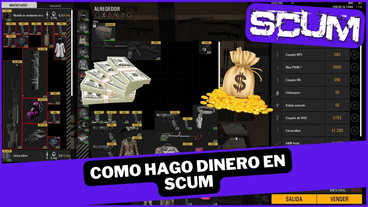 Scum 0.8 - GUIA DE COMO HAGO DINERO EN SCUM - Español