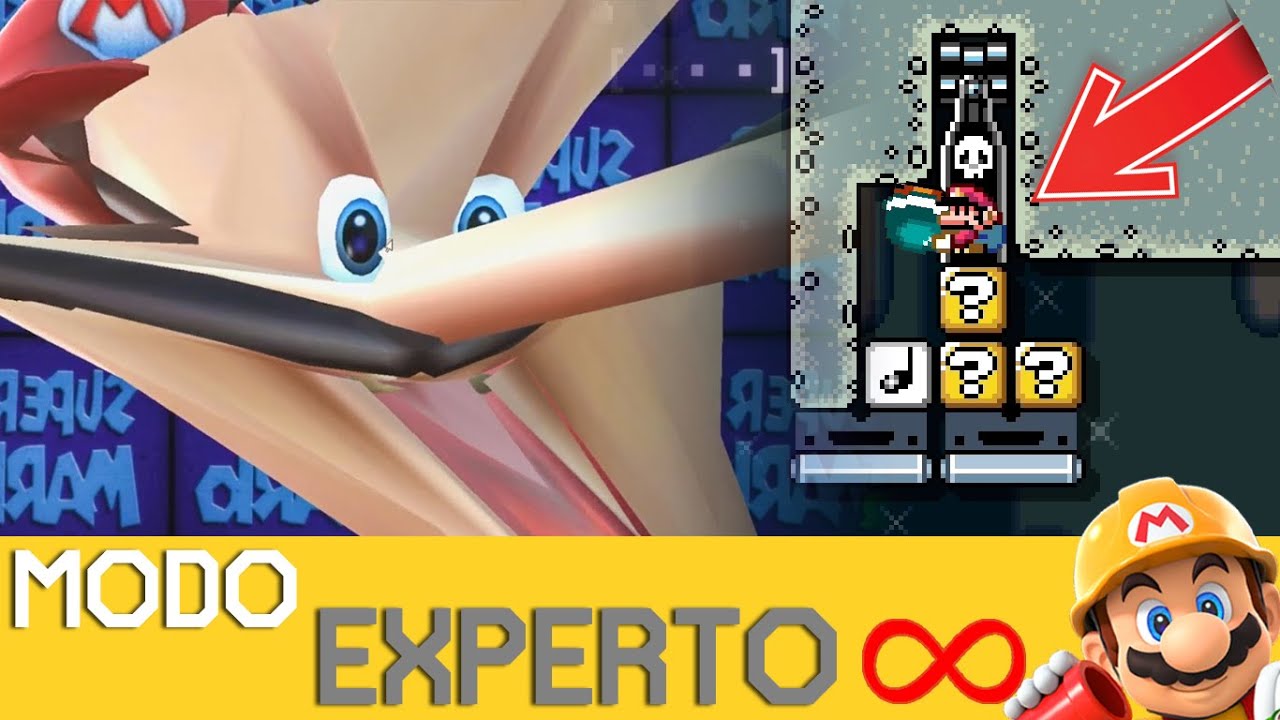 Aparece el BUG IMPOSIBLE...OTRA VEZ!!! - EXPERTO INFINITO (NO SKIP) - SMM2 - ZetaSSJ