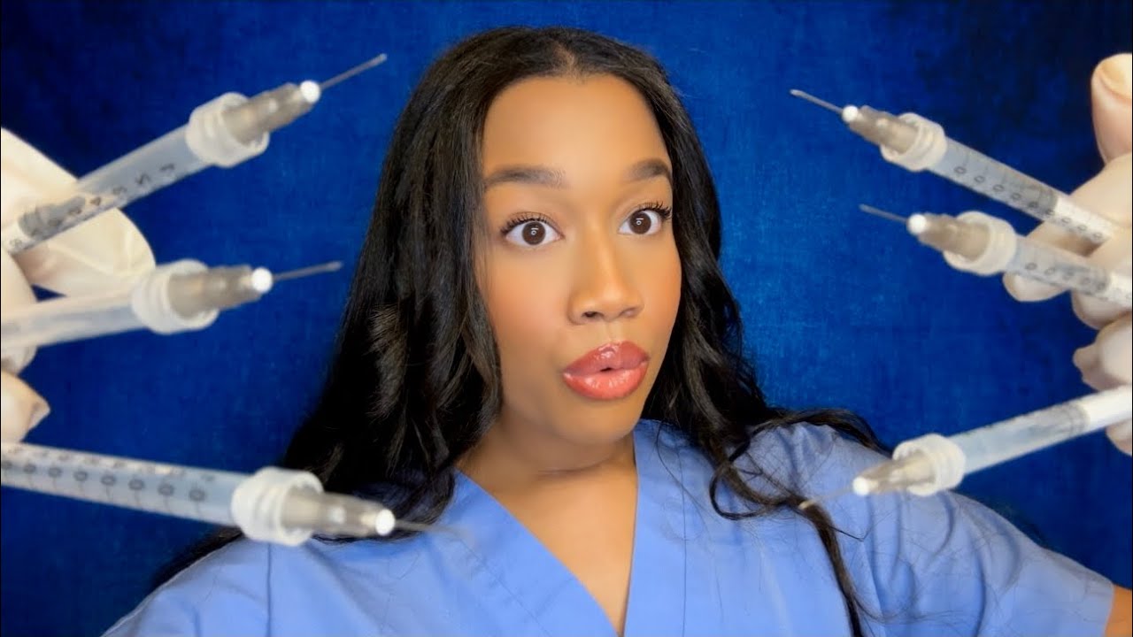 ASMR Sleep Doctor Injects Your Face And Body with Tingles 💉😴 ASMR Sleep Clinic Role-play