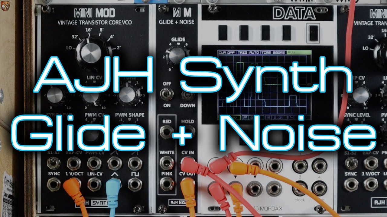 AJH Synth Glide + Noise // busboard pitch distribution, slew/lag and noise sources for Eurorack