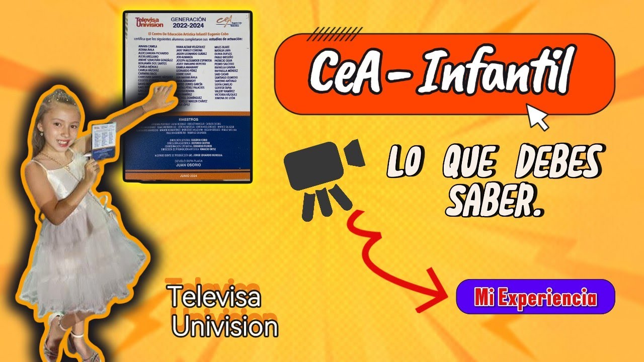 CEA INFANTIL DE TELEVISA | Lo que debes saber ✨