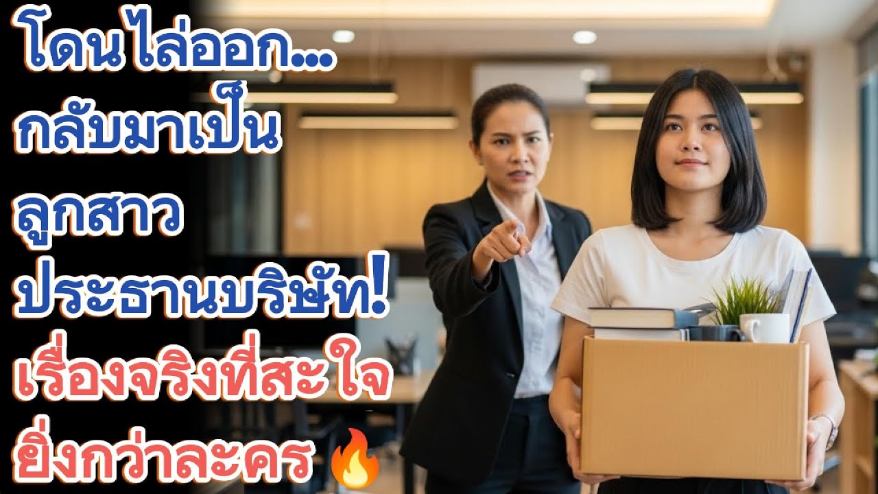 โดนไล่ออก...กลับมาเป็นลูกสาวประธานบริษัท! | เรื่องจริงที่สะใจยิ่งกว่าละคร 🔥