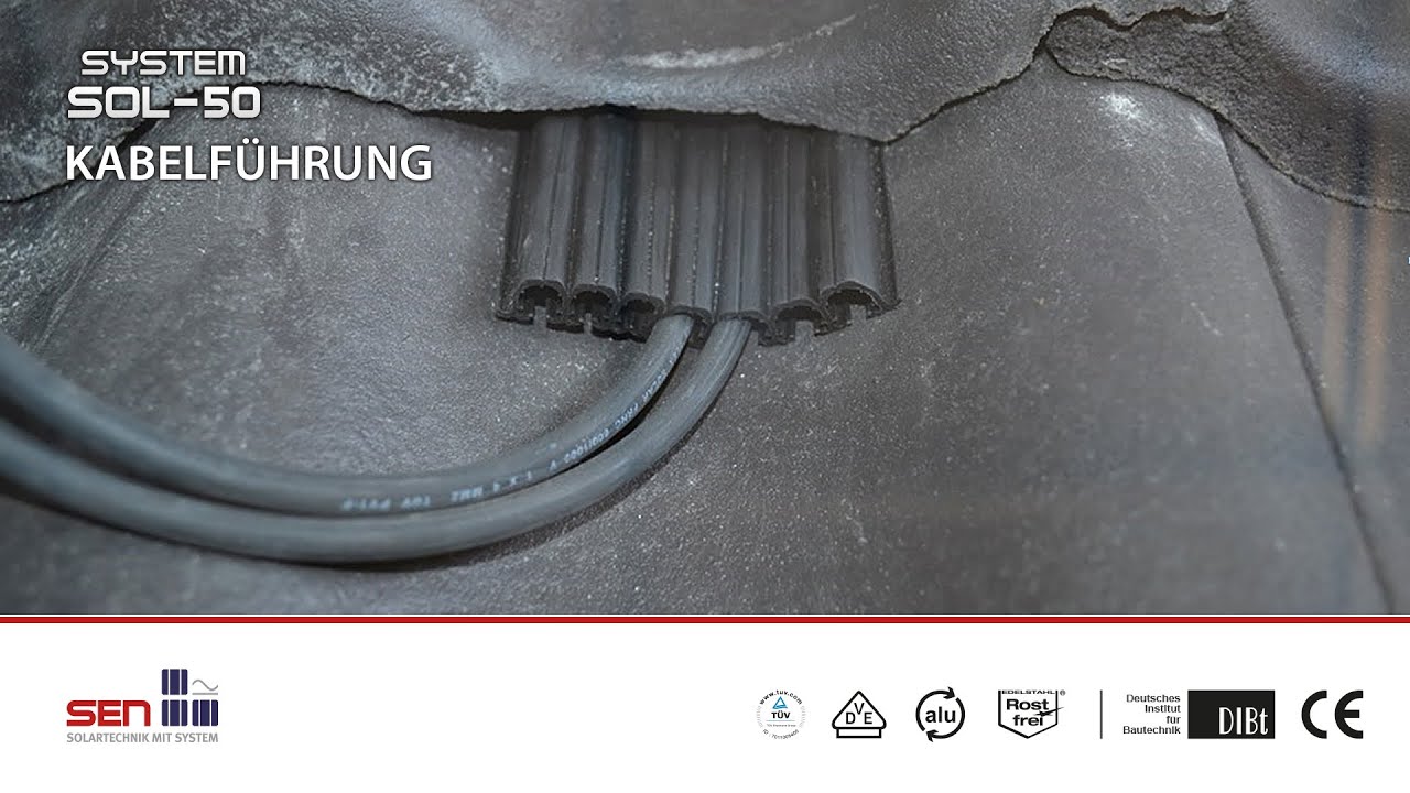 SOL 50 Montagevideo Kabelführung