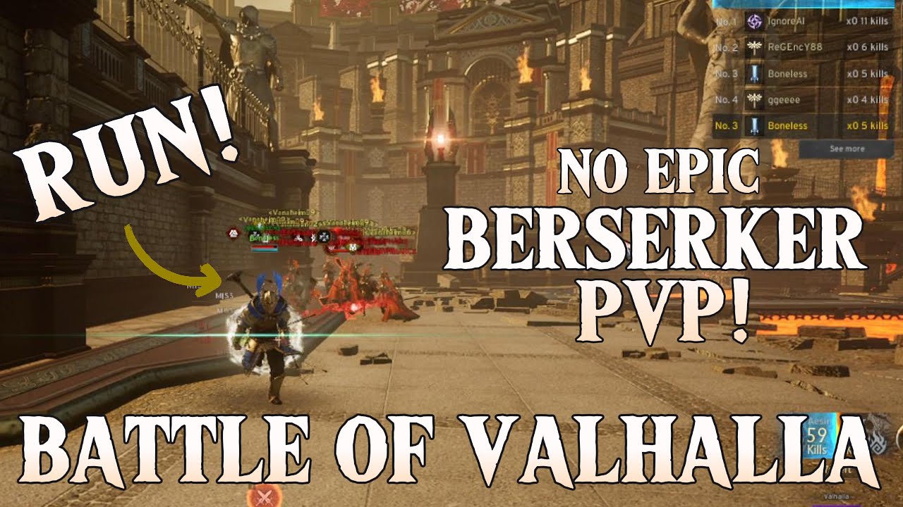 ODIN: Valhalla Rising. Berserker PVP. NO EPIC, NO PROBLEM! (Battle of Valhalla)