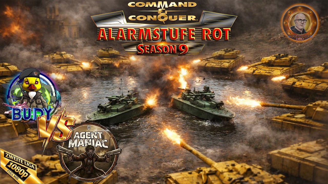 EINGEKESSELT | Command and Conquer Red Alert eSports Classic League 2026 | Budy201 vs Agent Maniac