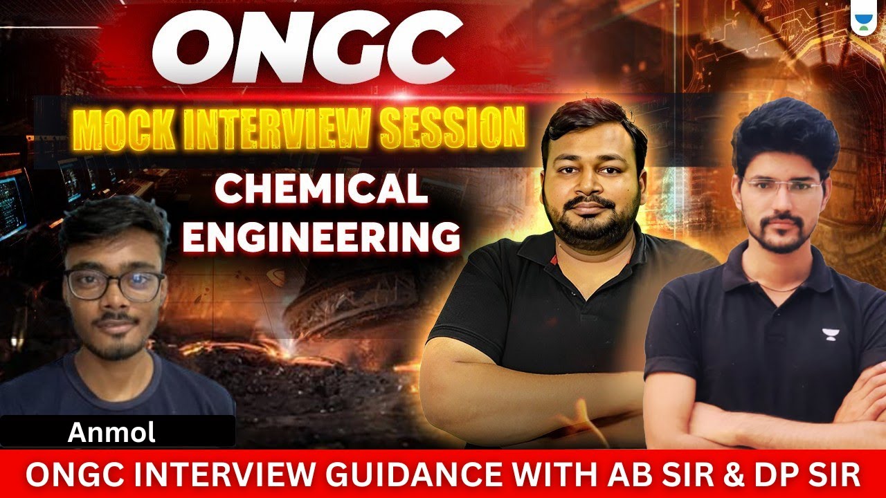 🎯ONGC Interview Questions | Chemical Engineering | Guidance Session | Devendra Poonia & Manish Sir