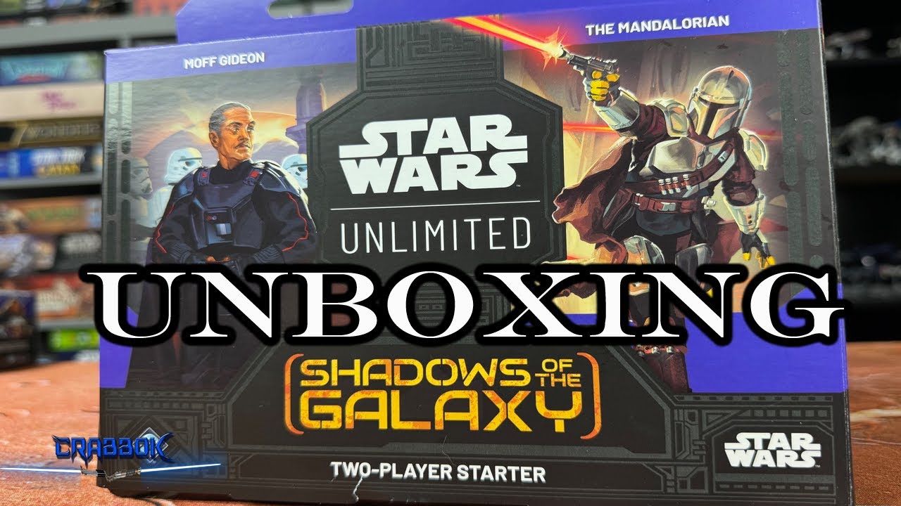 Star Wars Unlimited - Shadows of the Galaxy Starter Unboxing