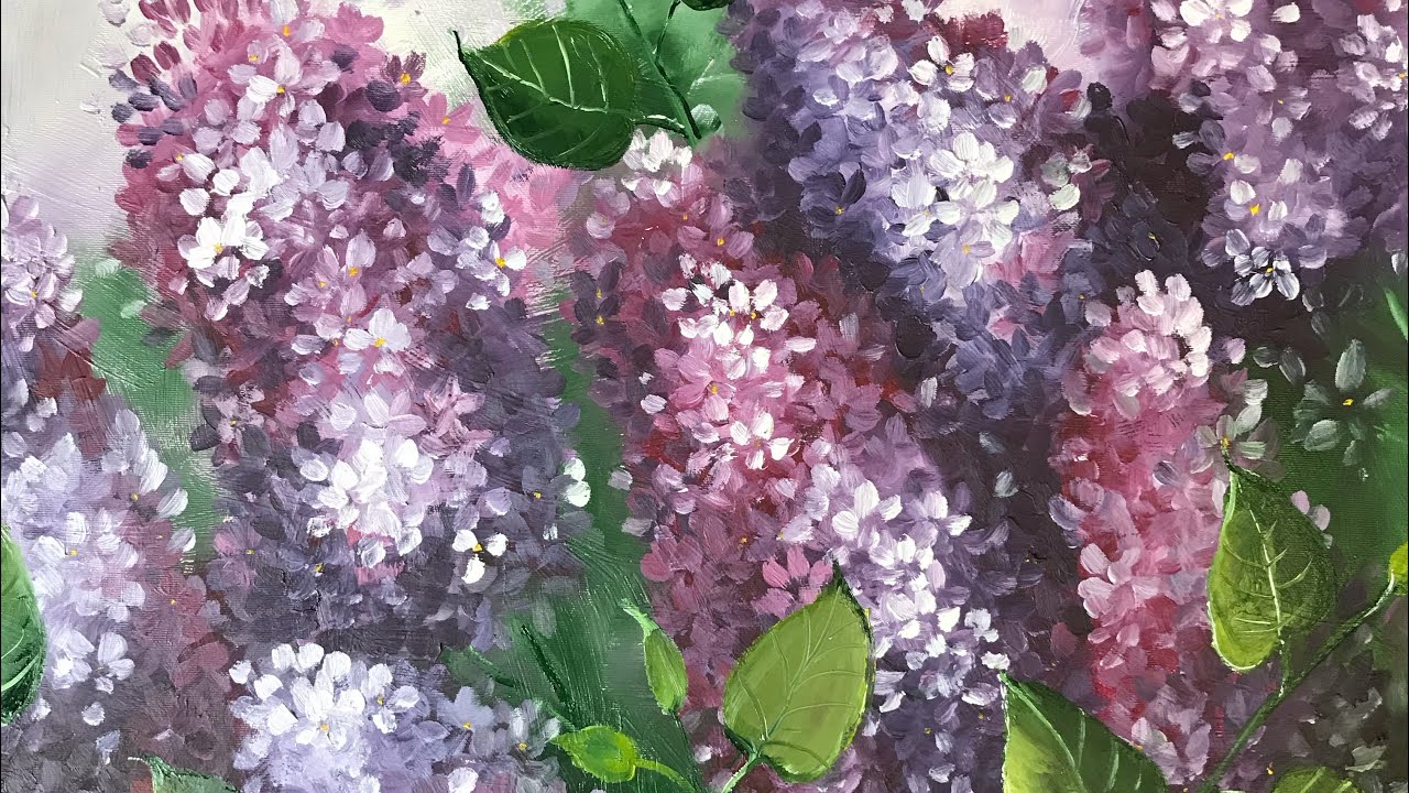 Сирень картина маслом Oil painting