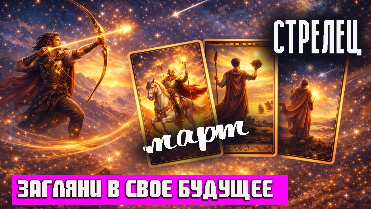 Загляни в свое будущее ♐ Стрелец 🔥 | Март 2026