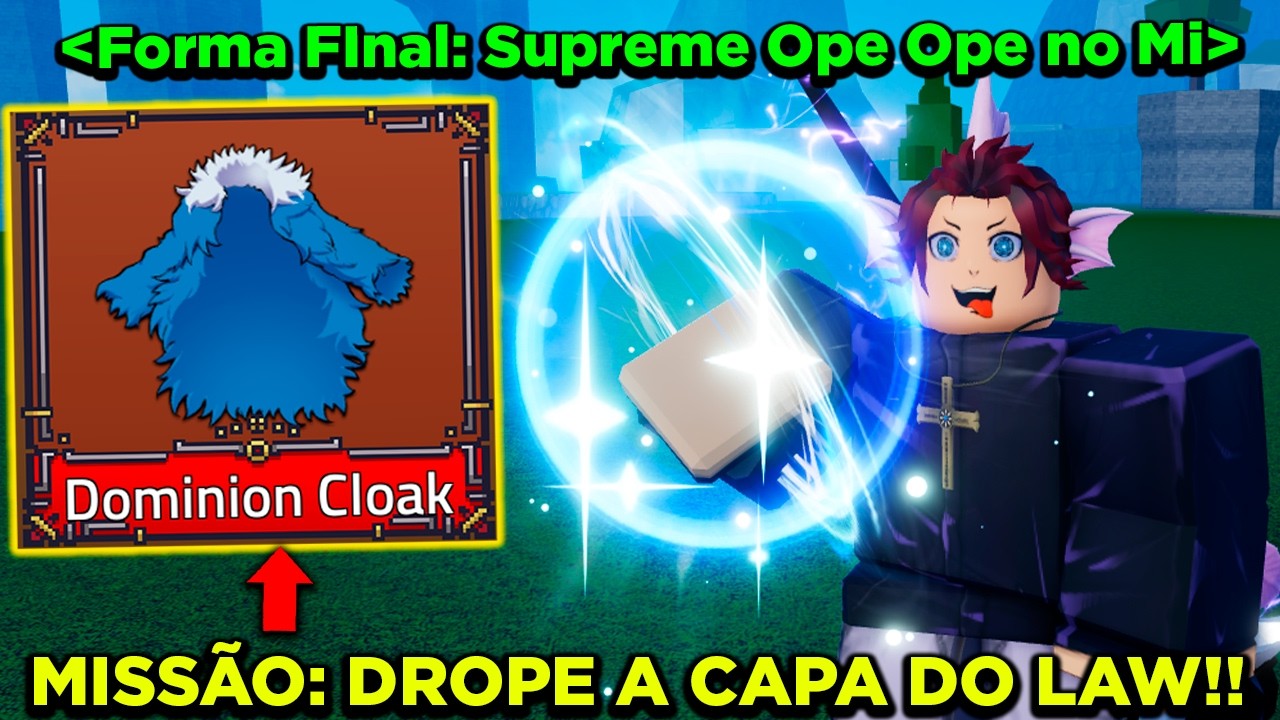 DESPERTEI a NOVA FRUTA do LAW, PORÉM FOI NECESSÁRIO PEGAR a CAPA LENDÁRIA de 1% no KING LEGACY 7!!