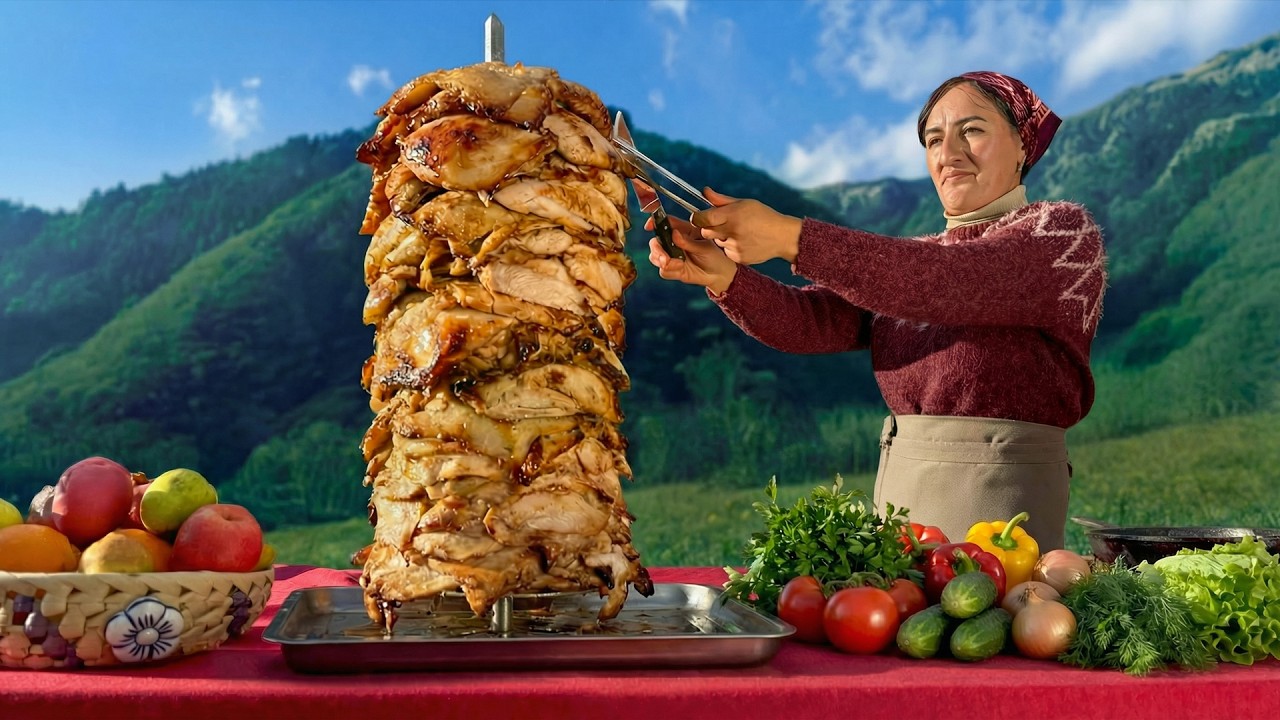 The Healthiest Rural Doner with Juicy Grilled Chicken