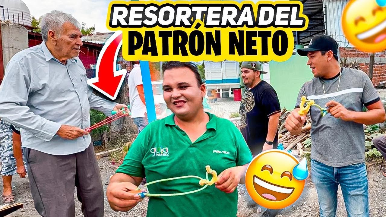 ASÍ SE JUGABA ANTES | ABUELOS NOS ENSEÑAN A USAR LA RESORTERA| PATRÓN NETO