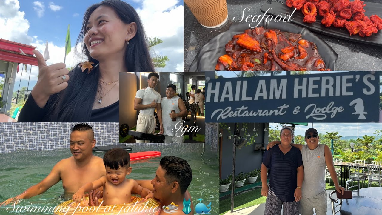 Pool day at Hailam Herie 🌤️💦🐙🦑 Jalukie | Nagaland