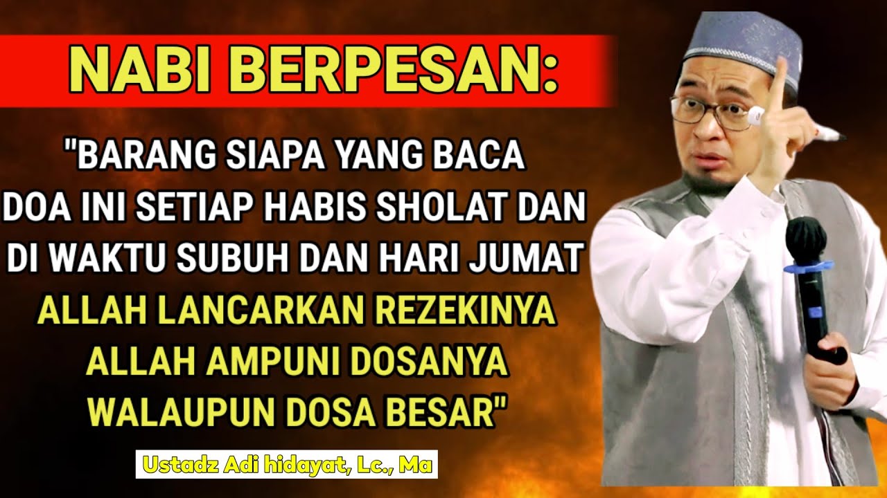 NABI BERPESAN ❤ BACA ISTIGHFAR AGUNG INI 3 KALI HABIS SHOLAT, DOSA DIHAPUS REZEKI BERKAH, IZIN ALLAH