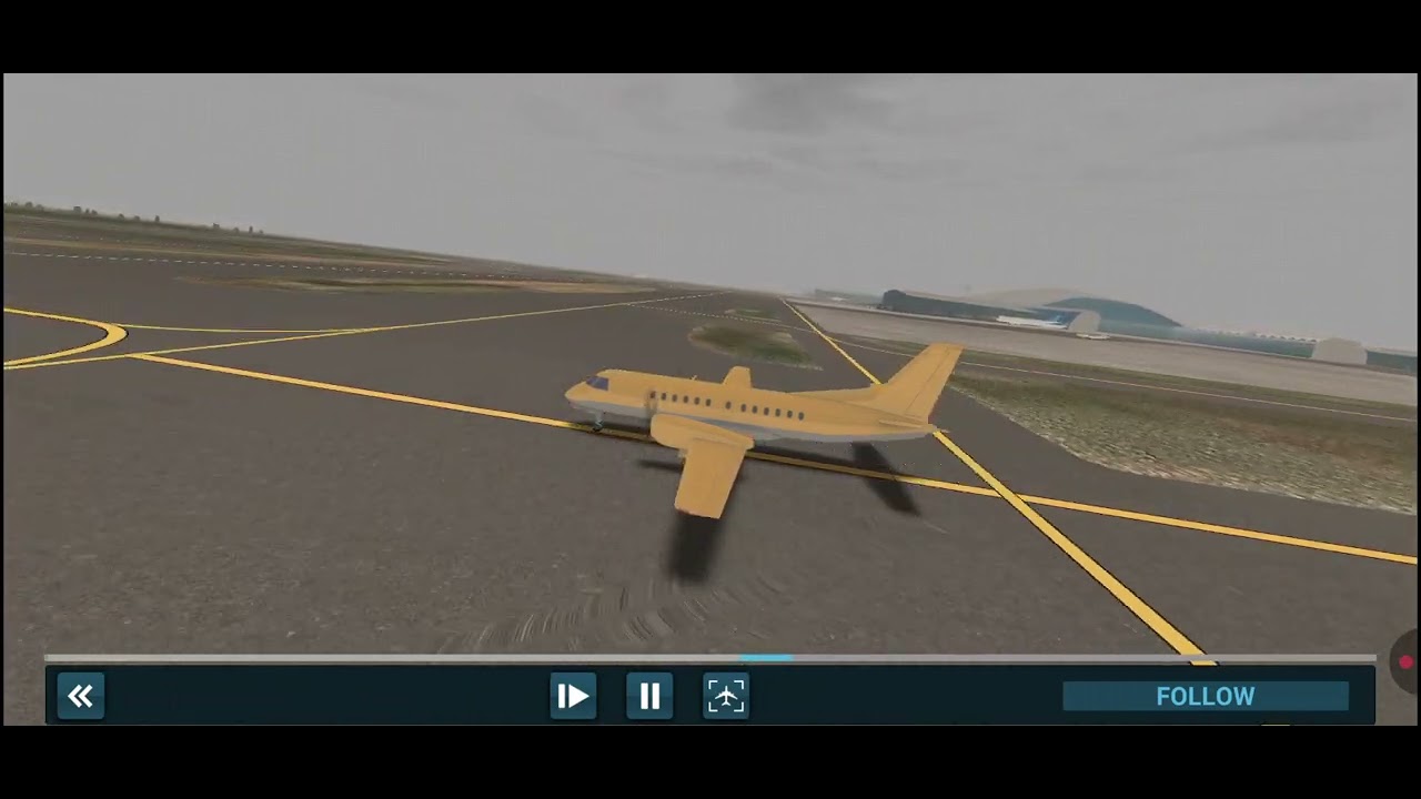 Flight Dedalo Fly SAAB 340                           FULL LANDING  Chongqing   🛬   GuangZhou
