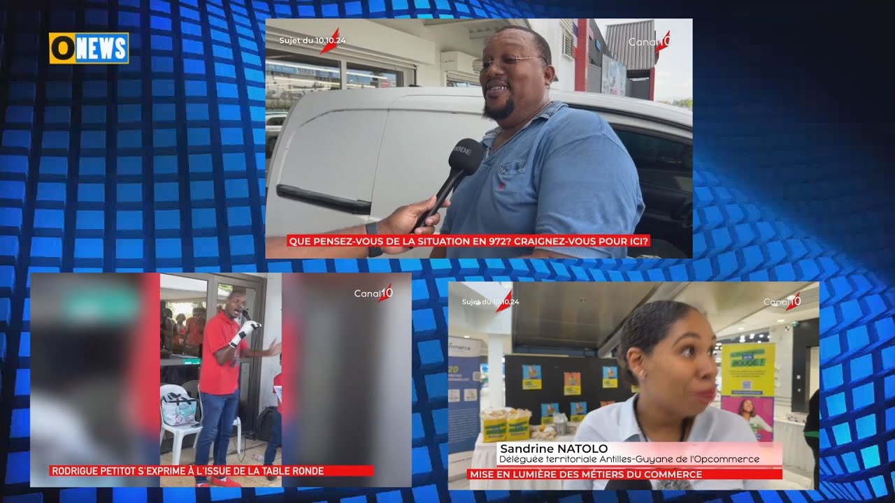 Onews Guadeloupe . le Jt de canal 10