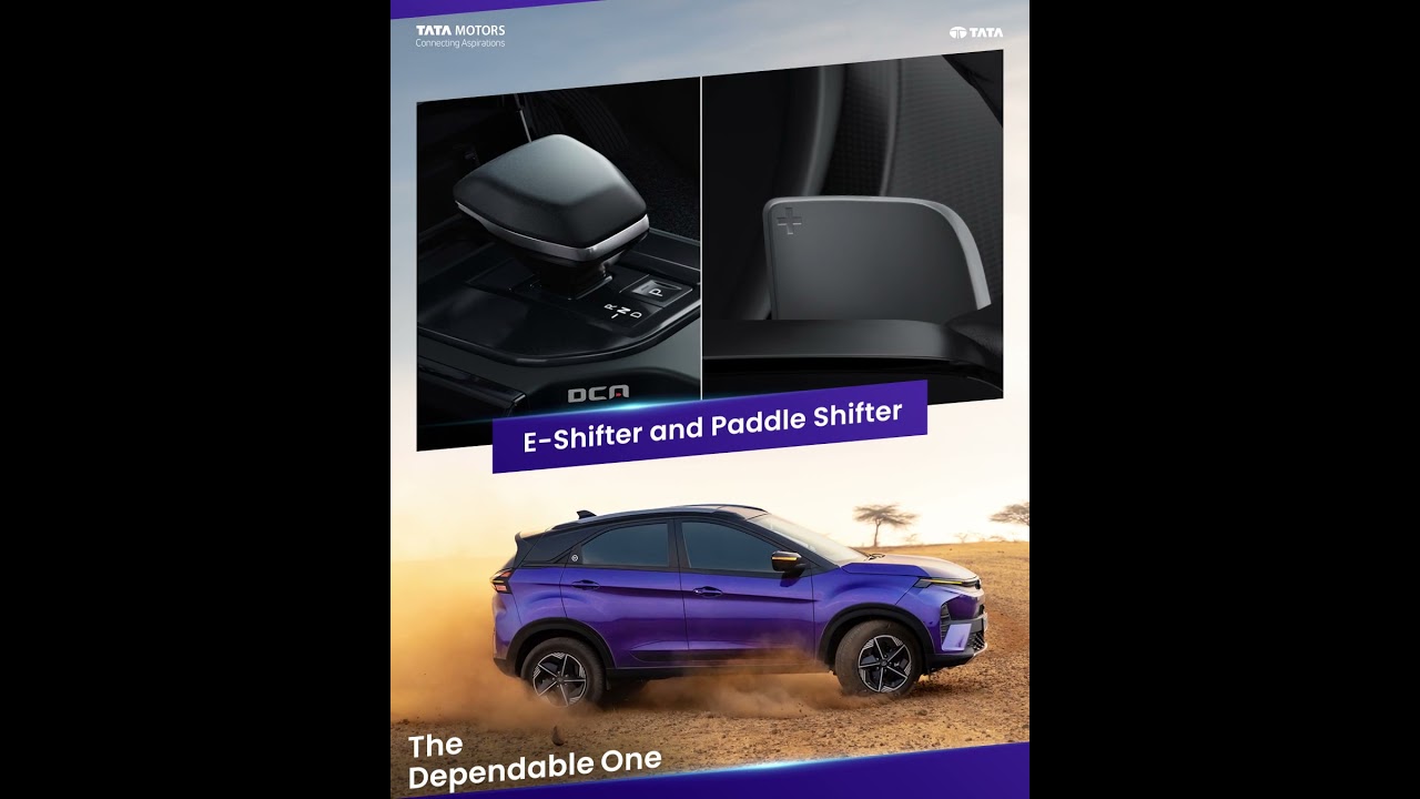 Tata Nexon | E-shifter & Paddle Shifter