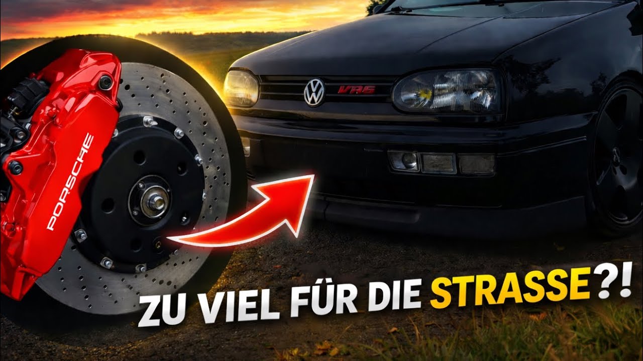 Porsche Bremse Umbau am Golf 3 VR6 Turbo HGP , lohnt sich das ? 