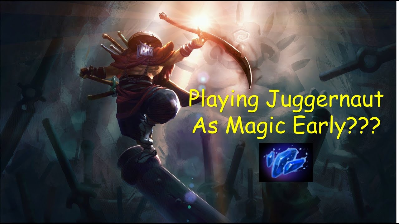 Playing Juggernaut as Magic with Aghanim Shard in Early Game