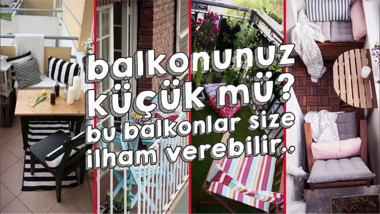 DAR BALKONLAR İÇİN DEKORASYON FİKİRLERİ