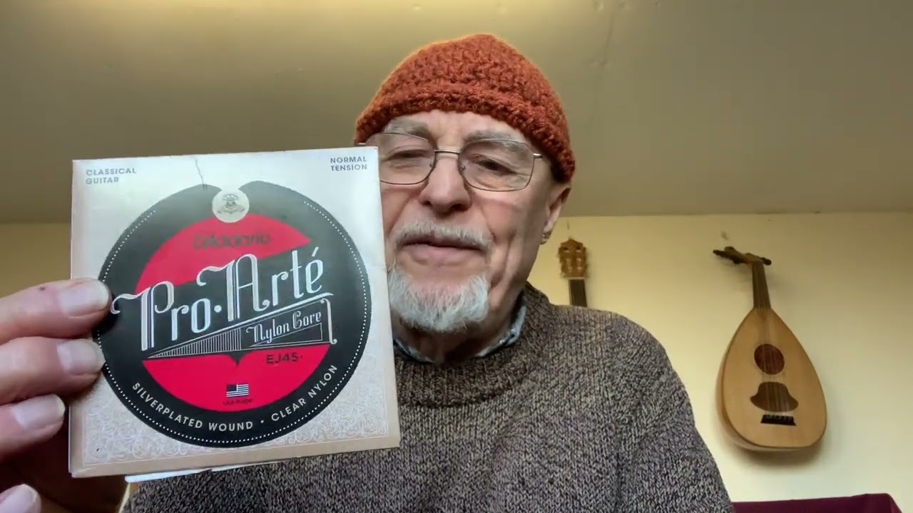 Which D'addario strings for nylon stringed guitar. Pete Carter.