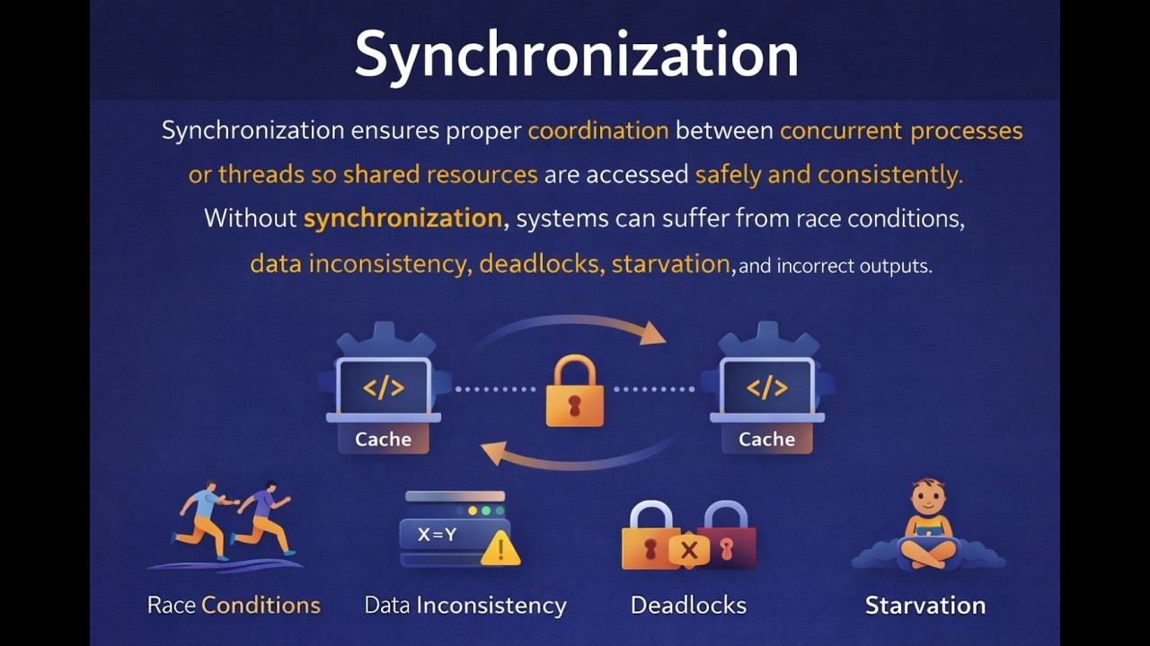 Synchronization Mechanism in Distributed Computing and Communication Design Principles.