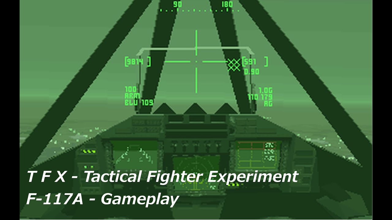 [PC DOS] TFX - Tactical Fighter Experiment - F-117A Nighthawk - Gameplay