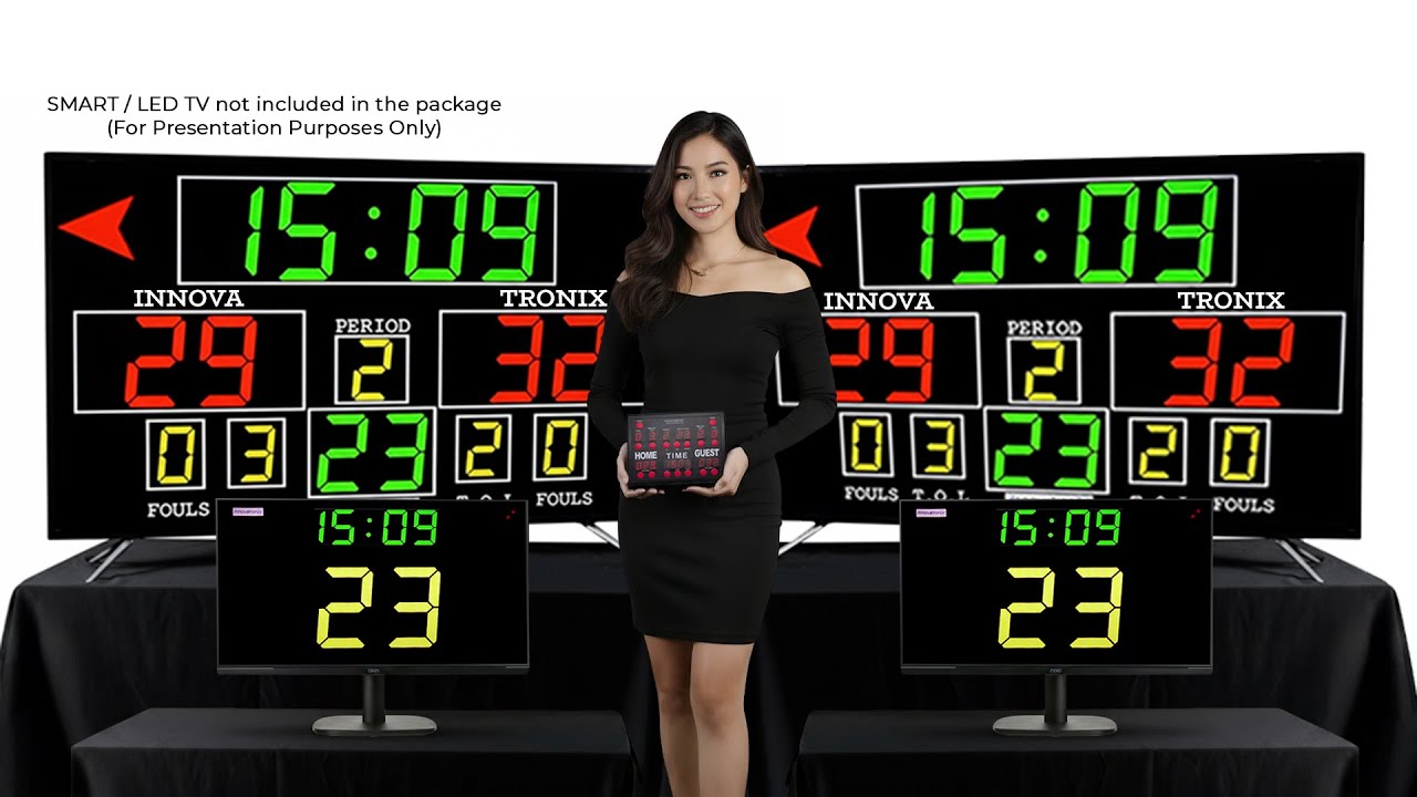 Innovatronix Electronic Basketball Wireless Scoreboard EBS Mini v2 Wireless Controller
