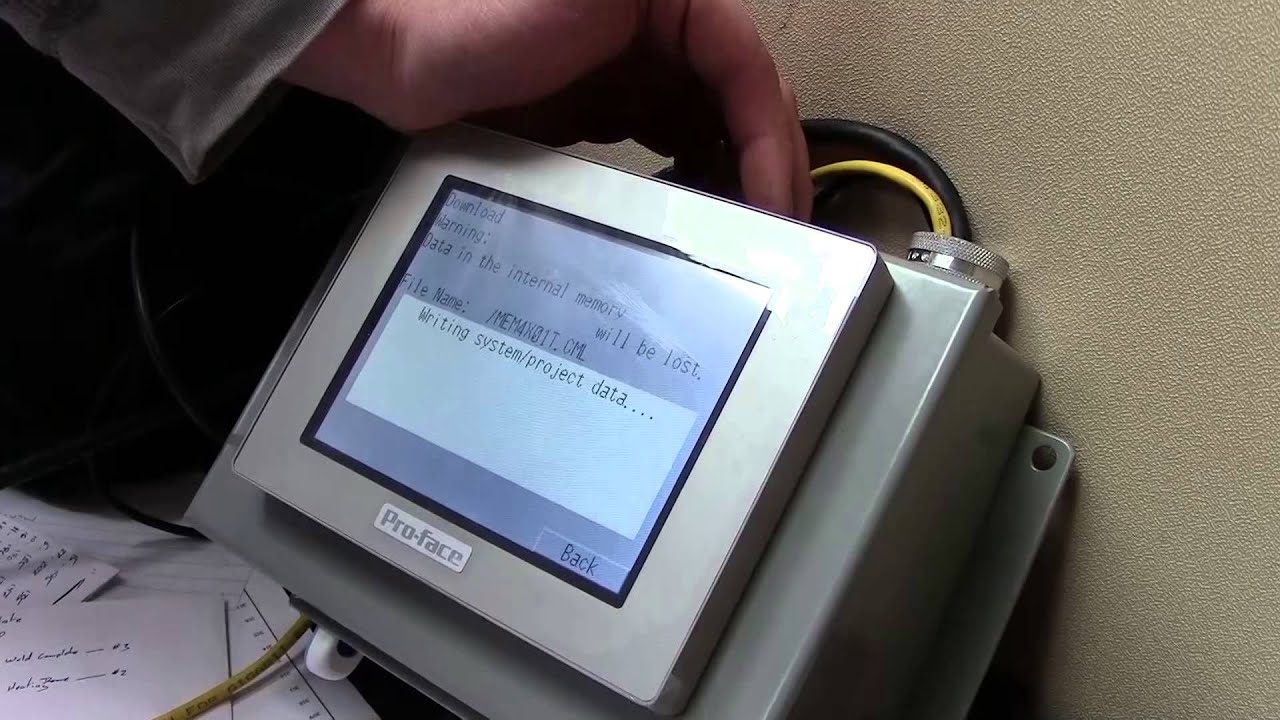 Proface project transver via USB