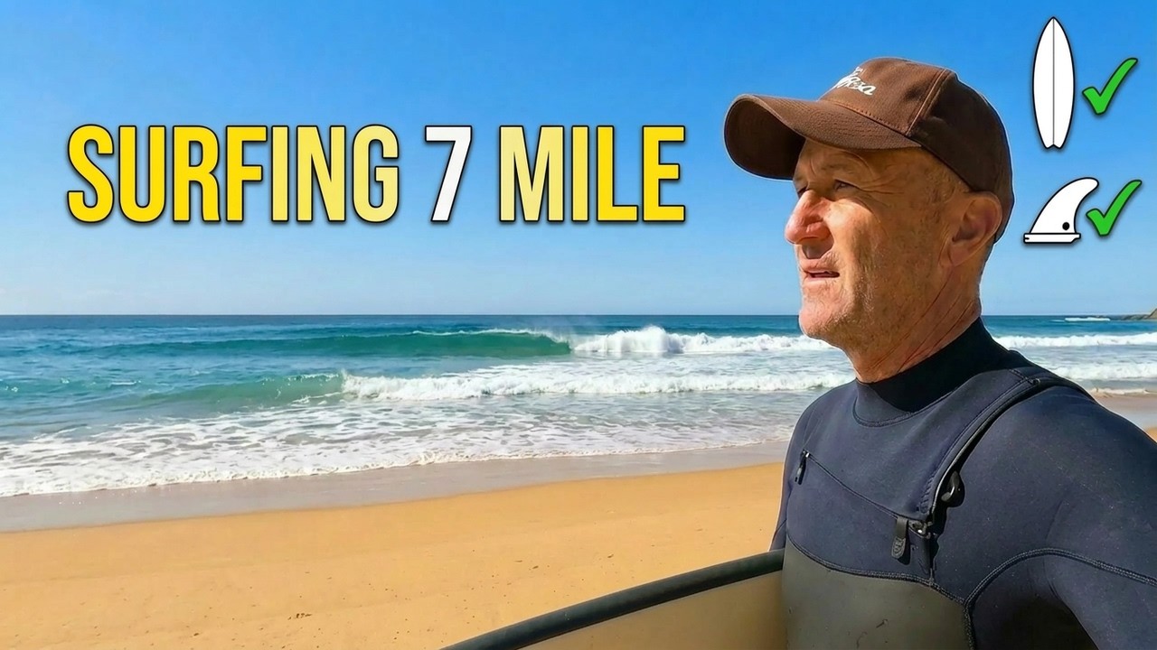 Серфинг от первого лица: пляж 7 Mile Beach, южное побережье Нового Южного Уэльса | Видеоблог о се...