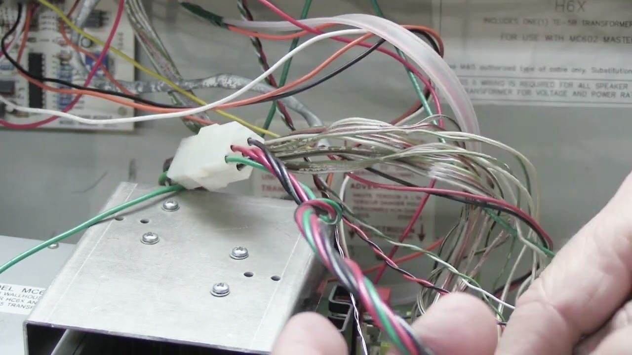 How to Open Up ~ Disconnect and Remove a M&S Systems (music & sound) MC602 Intercom Master Station
