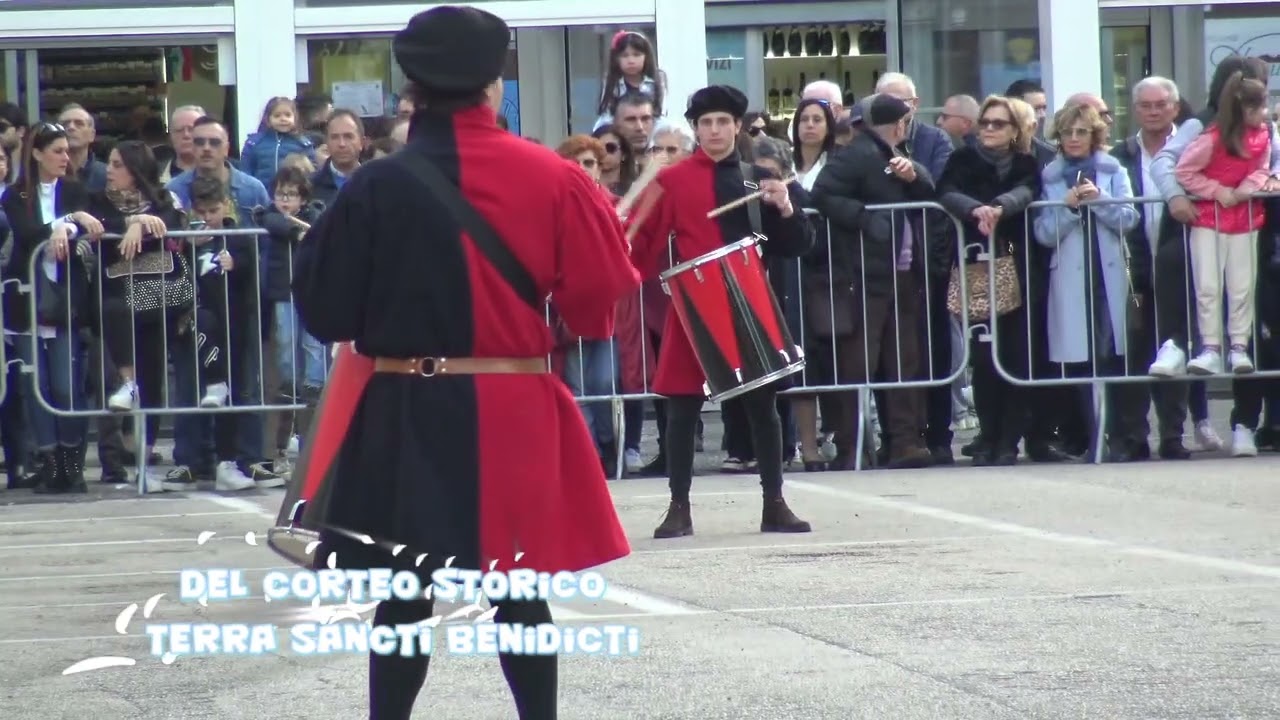 CASSINO (FR) 21-03-2024-PROCESSIONE DI SAN. BENEDETTO PATRONO D'EUROPA CON CORTEO STORICO DI SAN BEN