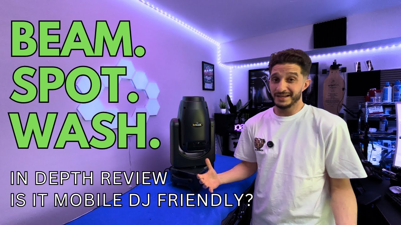 I Tested This 3-in-1 Moving Head Light – Worth It? SHEHDS 300w LED Beam Spot Wash Review