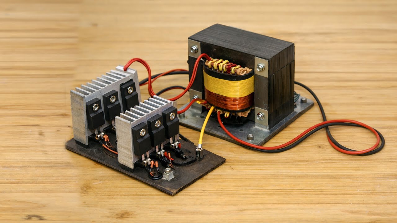 Простой инвертор с 12V на 220V, о котором никто не знает!