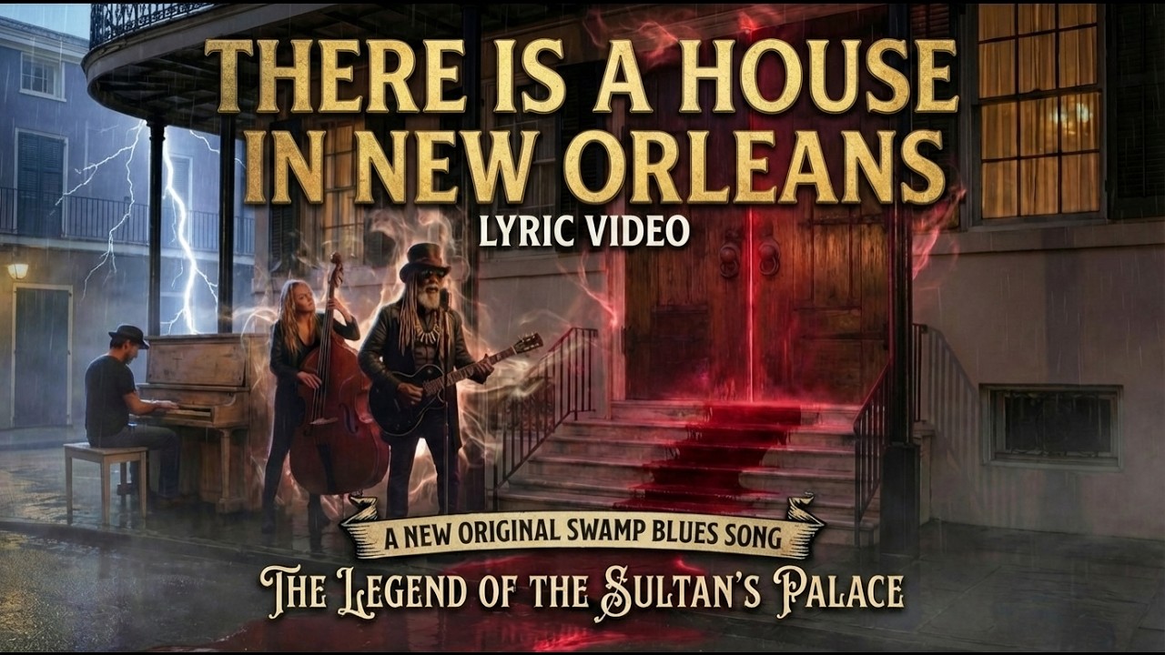 There is a House in New Orleans  - Official Lyric Video - Swamp Witch Blues