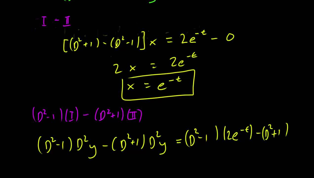 4.2 Nonhomegeneous systems