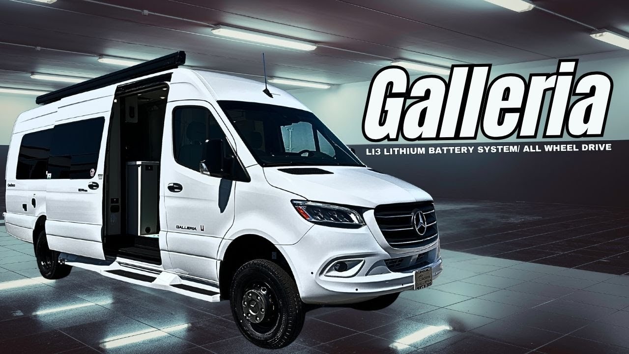 2025 Class B Motorhome Coachmen RV Galleria 24AM AWD LITHIUM SYSTEM!