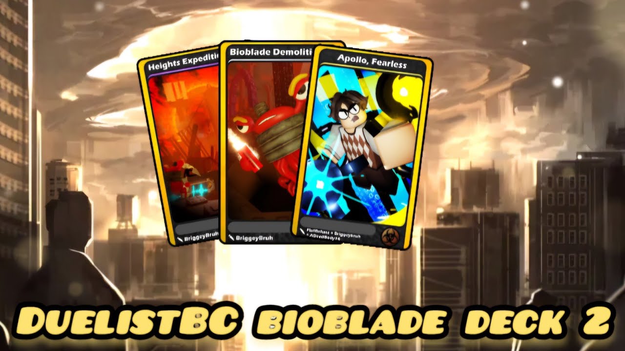 DuelistBC bioblade deck 2 (blox cards)