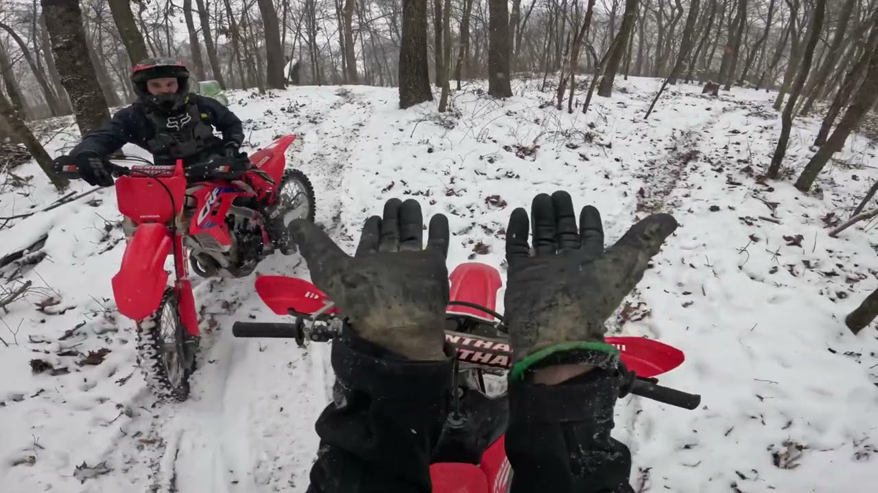 Winter MOTO session Feat. Tom Arkus & Corey Zell