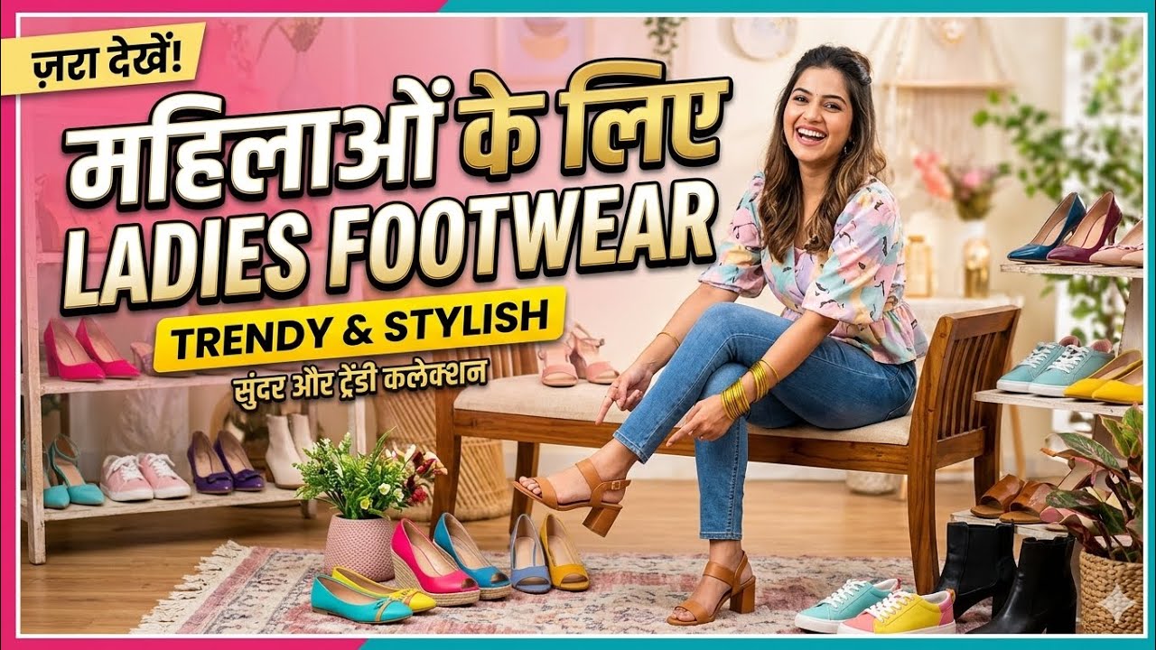 लेटेस्ट लेडीज फुटवियर कलेक्शन | सुंदर और ट्रेंडी जूते, सैंडल और हील्स 👠✨