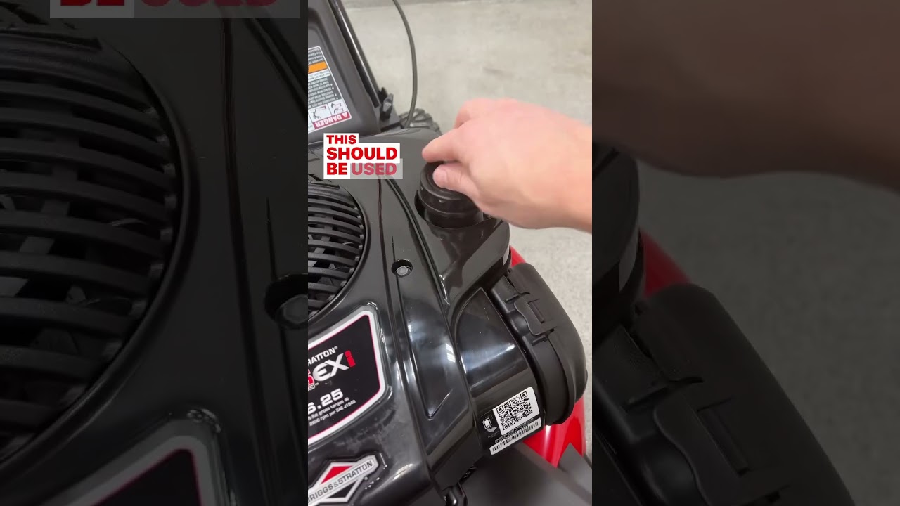 How to fix a lawn mower that won&rsquo;t start. #diy #lawnmower #shorts
