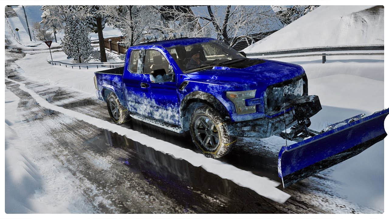 Getting Rich Plowing Roads After Deadly Snowstorms - Snow Plowing Simulator
