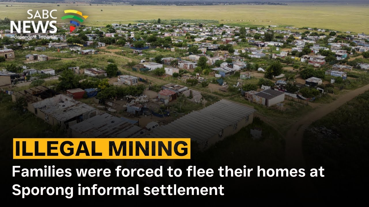Families were forced to flee their homes at Sporong informal settlement