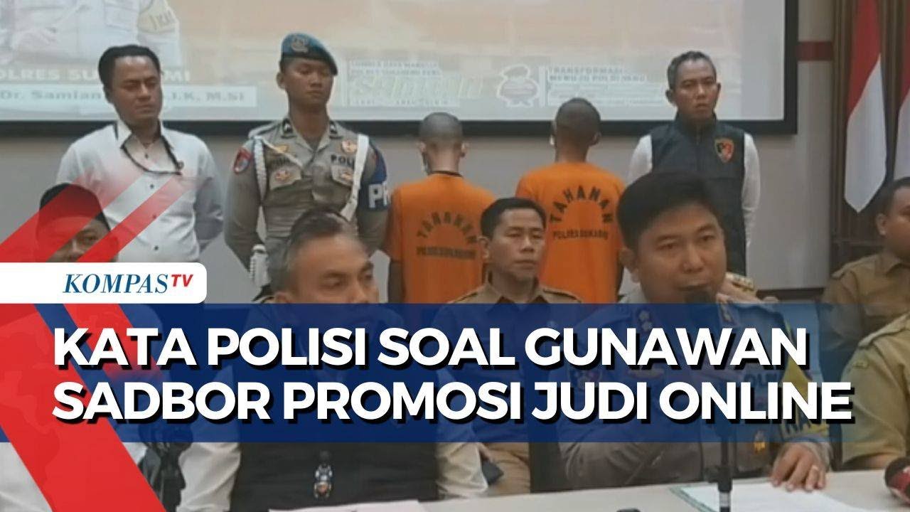 Terima 'Gift' dari Akun Situs Judi Online, Tiktokers Gunawan Sadbor Ditangkap Polres Sukabumi